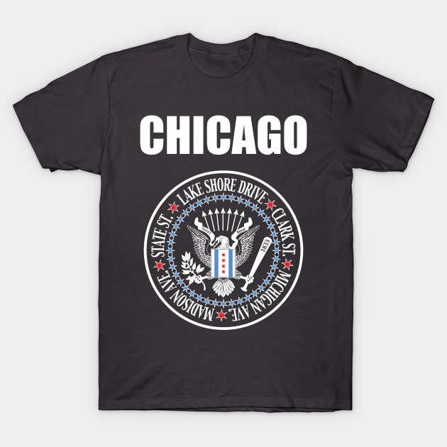 CHICAGO PRESIDENTIAL SEAL T-Shirt by BentonParkPrints